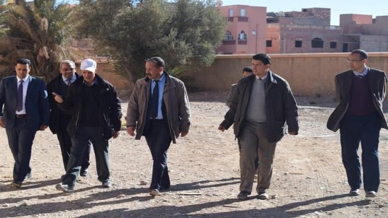 المديرية الاقليمية لوزارة التربية الوطنيةبالرشيدية : زيارات تفقدية لورش تأهيل داخلية ثانوية محمد الخامس بكلميمة