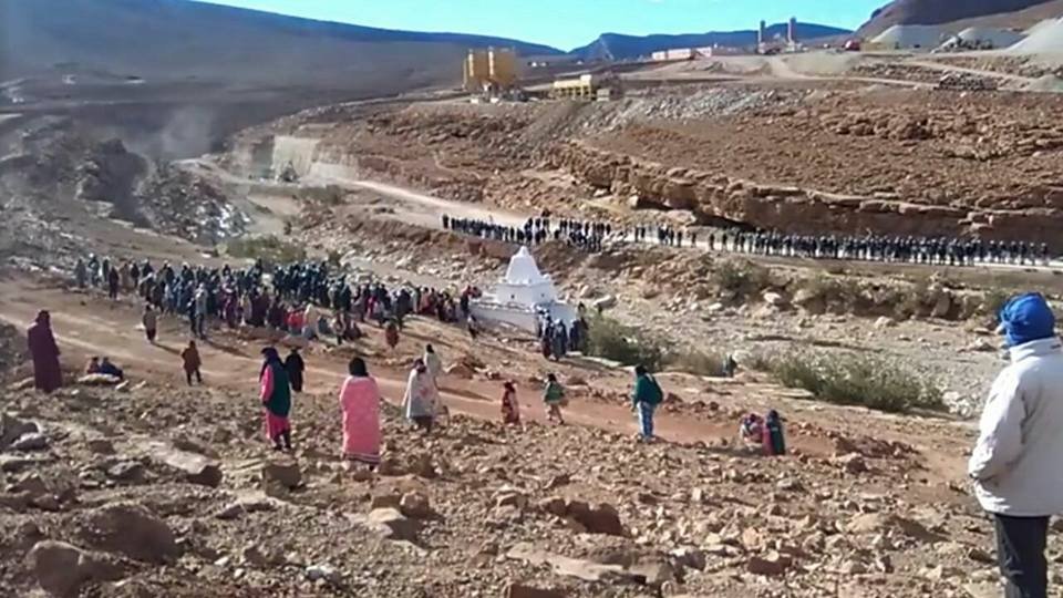 تنغير:توقيف 11 شخصا خلال فض تجمهر مجموعة من الأشخاص بورش إنجاز سد تودغى