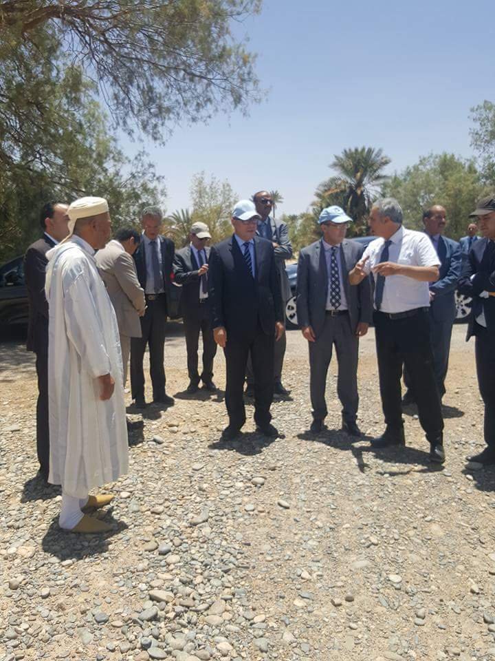 الرشيدية:والي جهة درعة تافيلالت يتفقد مجموعة من المشاريع بجماعة السفلات