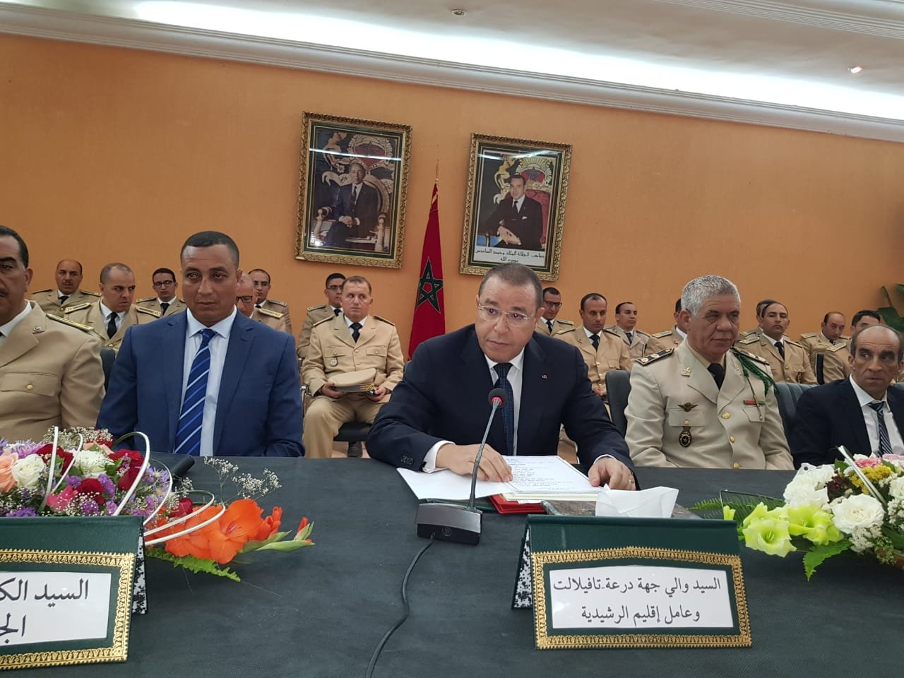 الرشيدية:والي جهة درعة تافيلالت يشرف على تنصيب رجال السلطة الجدد+ (اللائحة الكاملة)