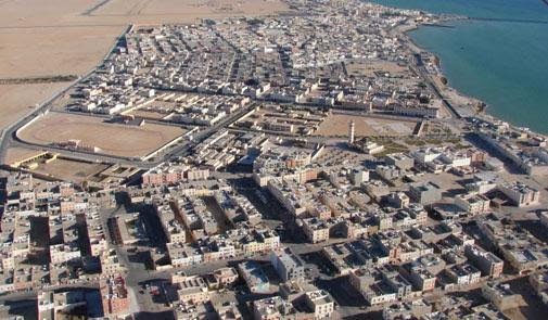 مصطفى الذهبي باشا على مدينة الداخلة