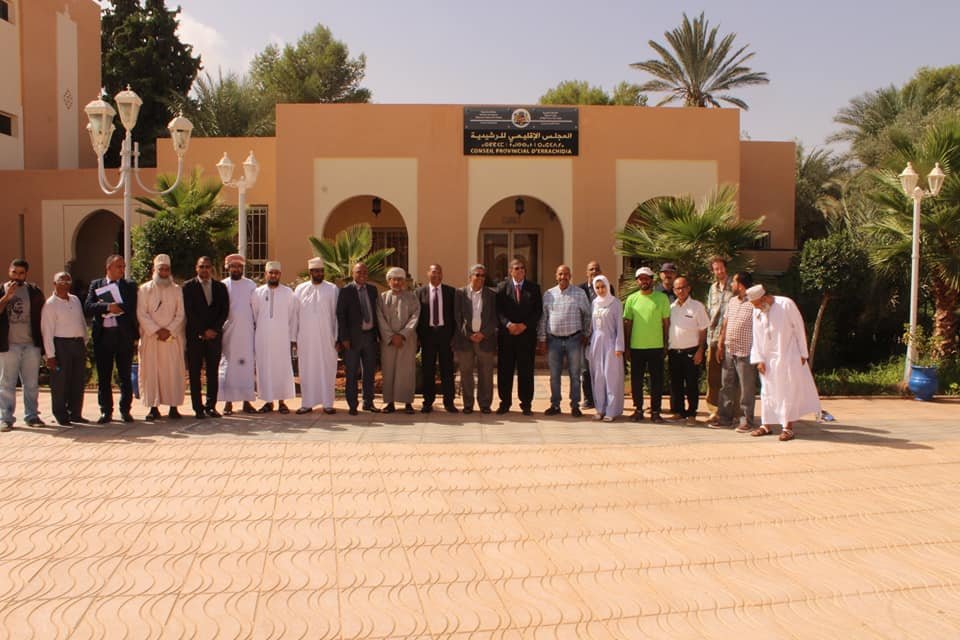زيارة تواصلية لوفد من دول الخليج للمجلس الاقليمي بالرشيدية