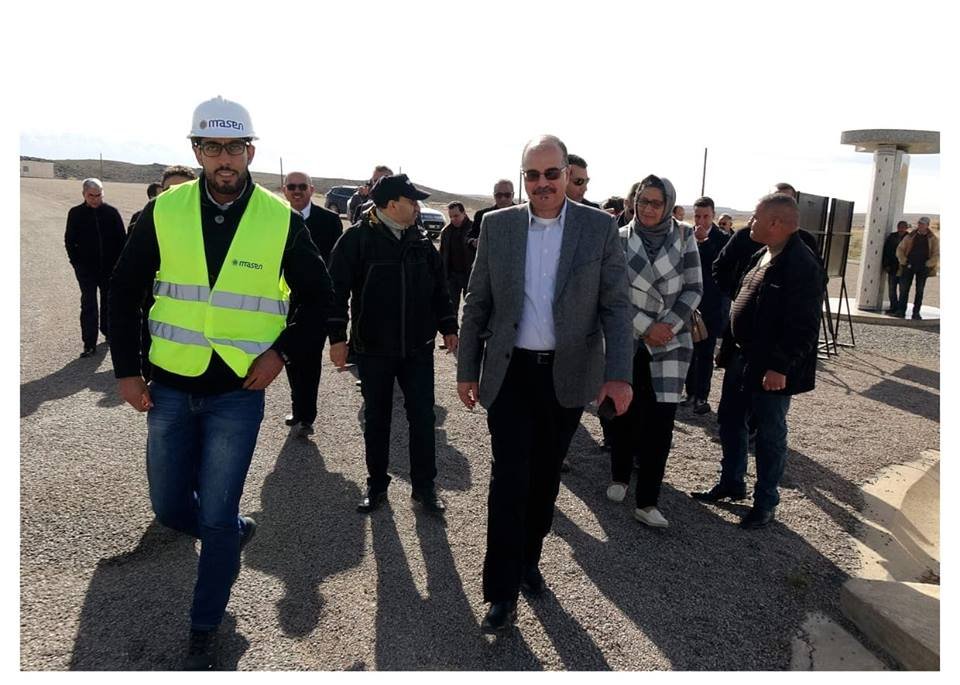 عامل اقليم ميدلت بالنيابة يتفقد الاوراش الكبيرة المهيكلة للتنمية بالاقليم