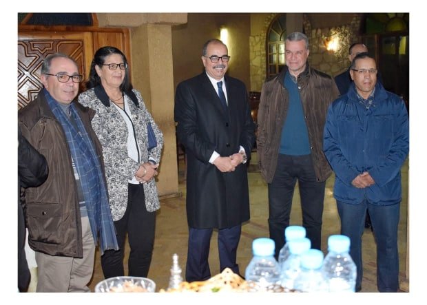 عامل اقليم ميدلت يودع ويشكر أفراد القافلة الطبية لمؤسسة محمد الخامس للتضامن