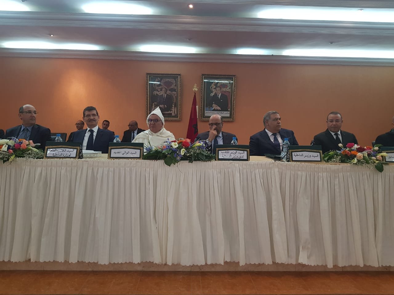 وزير الداخلية يشرف على حفل تنصيب السيد يحضيه بوشعاب واليا على جهة درعة تافيلالت وعاملا على إقليم الرشيدية