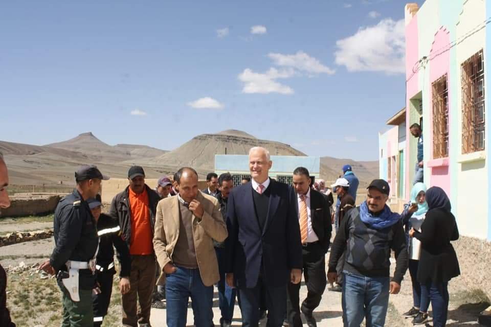 املشيل:جمعية اخيام تستقبل السفير الالماني في الذكرى التاسعة عشر لتاسيسها