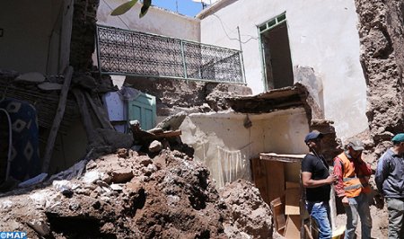 وفاة شخص إثر إنهيار جزئي لمنزل