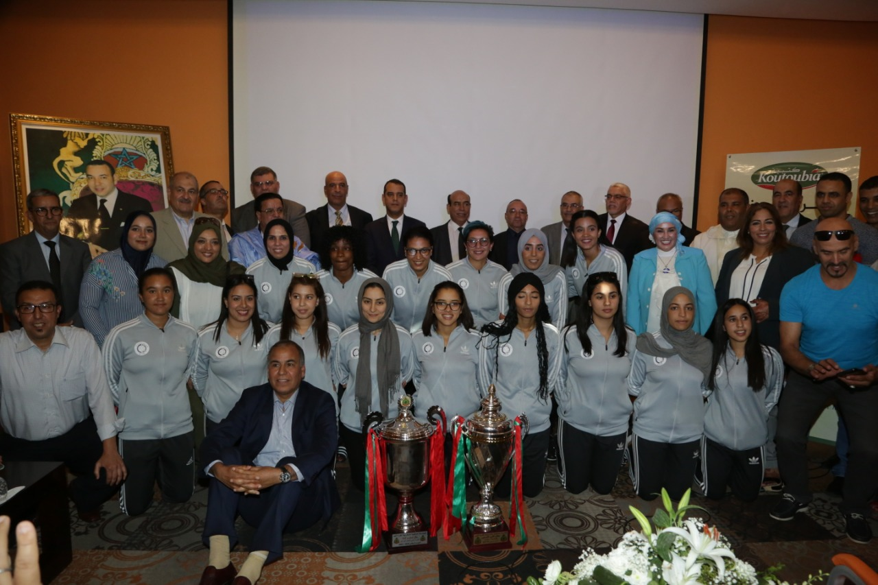 عامل النواصر ينظم حفل استقبال على شرف نادي النواصر لكرة اليد المتوج بإزدواجية بطولة المغرب وكأس العرش