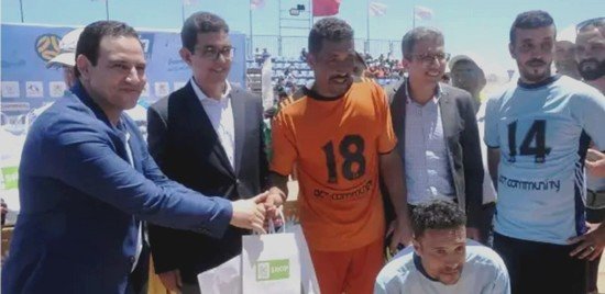 تتويج فريق الجزيرة سيدي الضاوي  ببطولة دوري كرة القدم الشاطئية