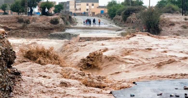 فتح المراكز التربوية والاجتماعية لإيواء الساكنة التي تعرضت منازلها للفيضان بإقليم طاطا
