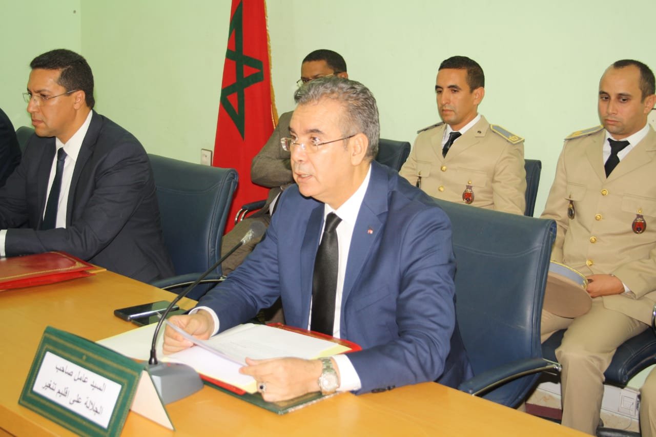 عامل إقليم تنغير يشرف على تنصيب رجال السلطة