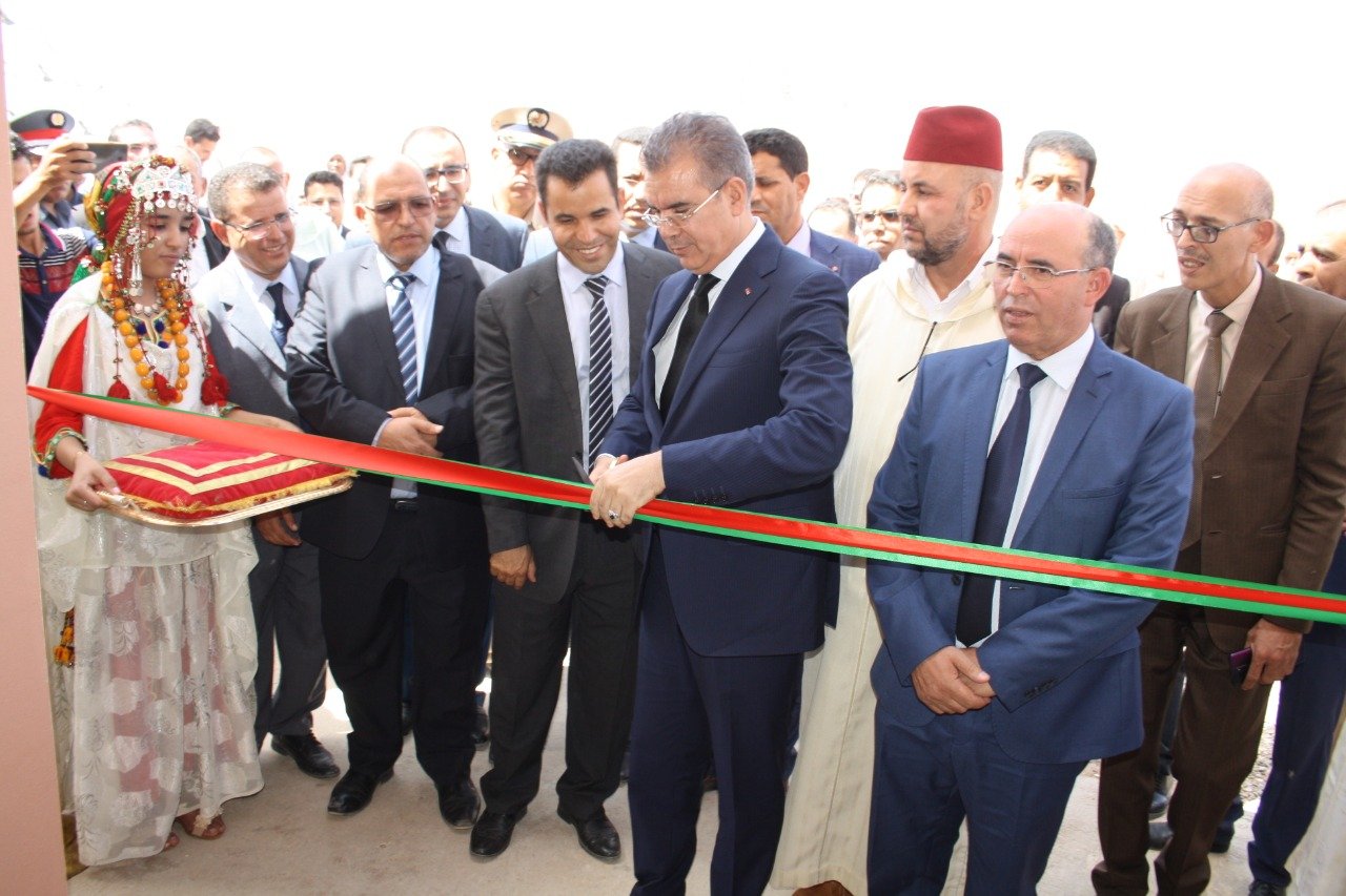 عامل عمالة تنغير يشرف على تدشين مشاريع تنموية بالاقليم وقطاع التعليم ينال حصة الأسد..