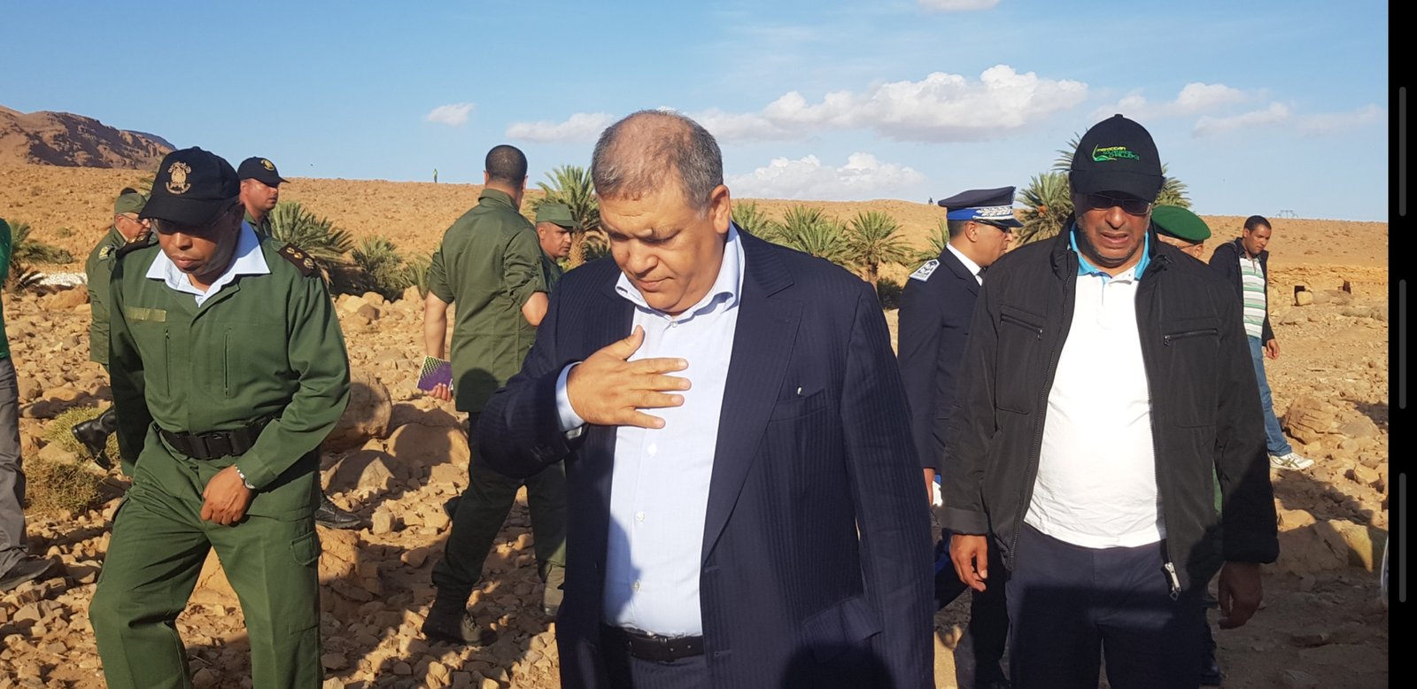 وزير الداخلية على رأس وفد هام يحل بمكان فاجعة الرشيدية