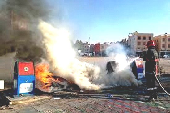 ظاهرة إحراق حاويات النفايات تعود إلى الوجود بمكناس…