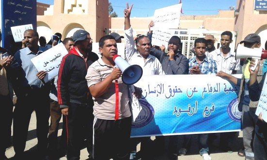 أرفود:جمعية الدفاع عن عن حقوق الانسان تدعو لوقفة احتجاجية امام مستشفى الصغيري حماني بلمعطي
