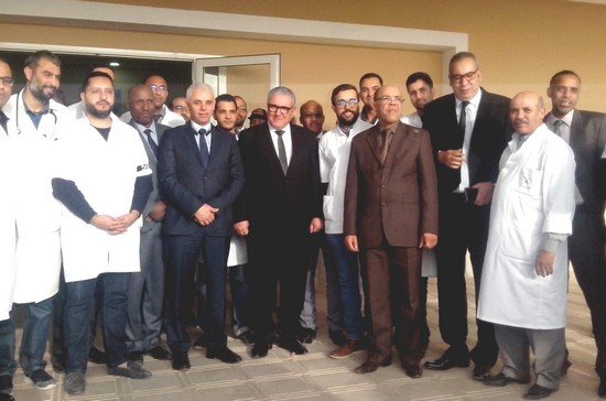 وزير الصحة يقوم بزيارة تفقدية للمستشفى الجهوي مولاي علي الشريف ويطلع على تقدم أشغال تهيئته ،تجهيزه وتوسعة فضائه