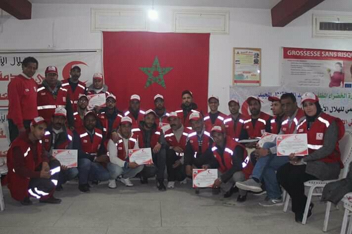 الرشيدية:دورة تكوينية في الإسعافات الأولية من تنظيم الهلال الأحمر المغربي