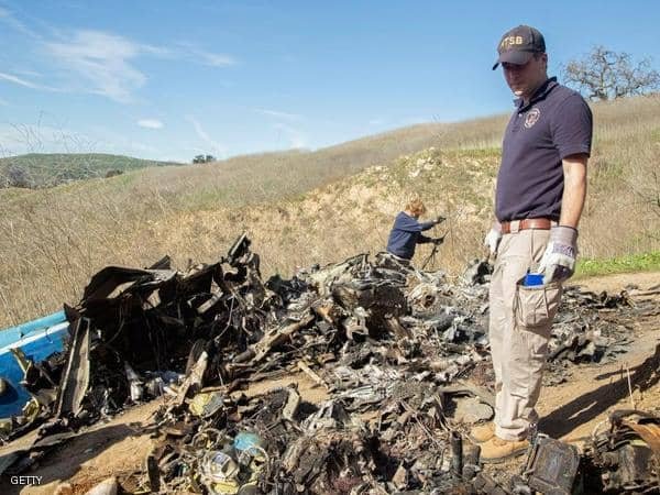 كشف معلومات جديدة عن تحطم طائرة الأسطورة كوبي براينت