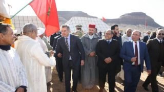 عامل اقليم تنغير يشرف على اعطاء انطلاقة اشغال تحسين الطريق الإقليمية 7108 بحصيا