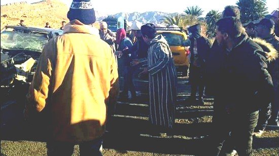 عاجل: حادثة سير خطيرة تودي بحياة شخص وعدد من الجرحى بين الريش والرشيدية