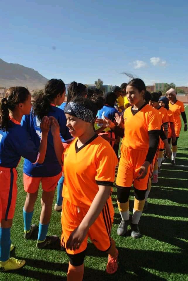 نهضة تنجداد يدك شباك ترجي الريش و يخطف الصدارة..