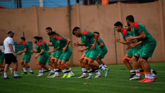 أسود الأطلس يواصلون استعداداتهم لمواجهة جنوب إفريقيا