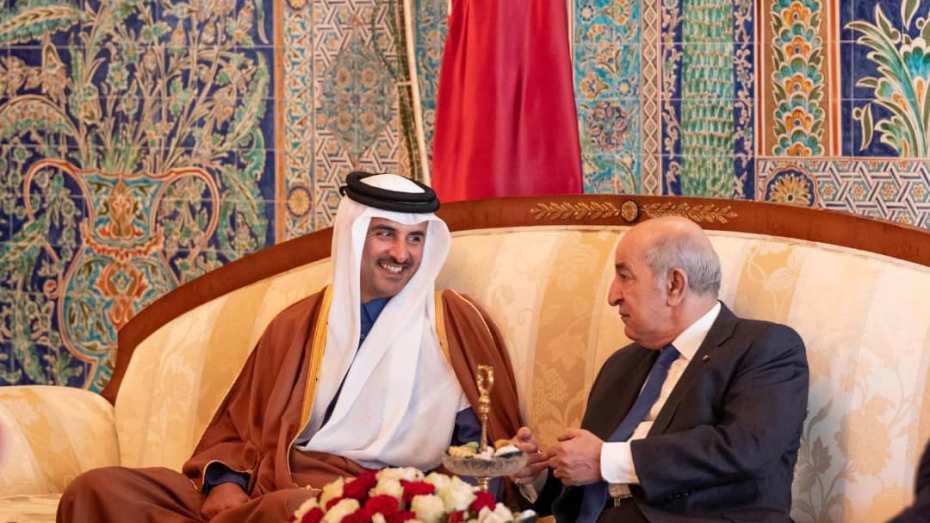 أمير قطر ينتظر زيارة الرئيس الجزائري تبون