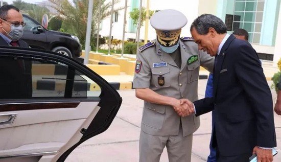 السفير المغربي في ضيافة مدير الشرطة الموريتانية لتعزيز التعاون بين البلدين الشقيقين