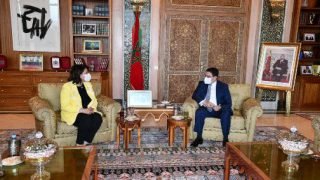 ناصر بوريطة يجري مباحثات مع نظيرته الليبية