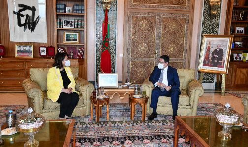 ناصر بوريطة يجري مباحثات مع نظيرته الليبية