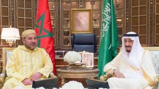 برقية تعزية ومواساة من جلالة الملك إلى خادم الحرمين الشريفين إثر وفاة الأميرة نورة بنت فيصل