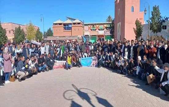 معطلون بقلعة مكونة يعتزمون خوض معركة نضالية