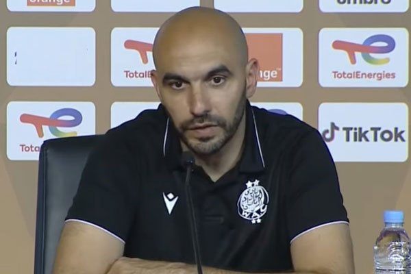الوداد هو ريال مدريد المغرب وأفريقيا.. الركراكي سعيد بتتويج فريقه