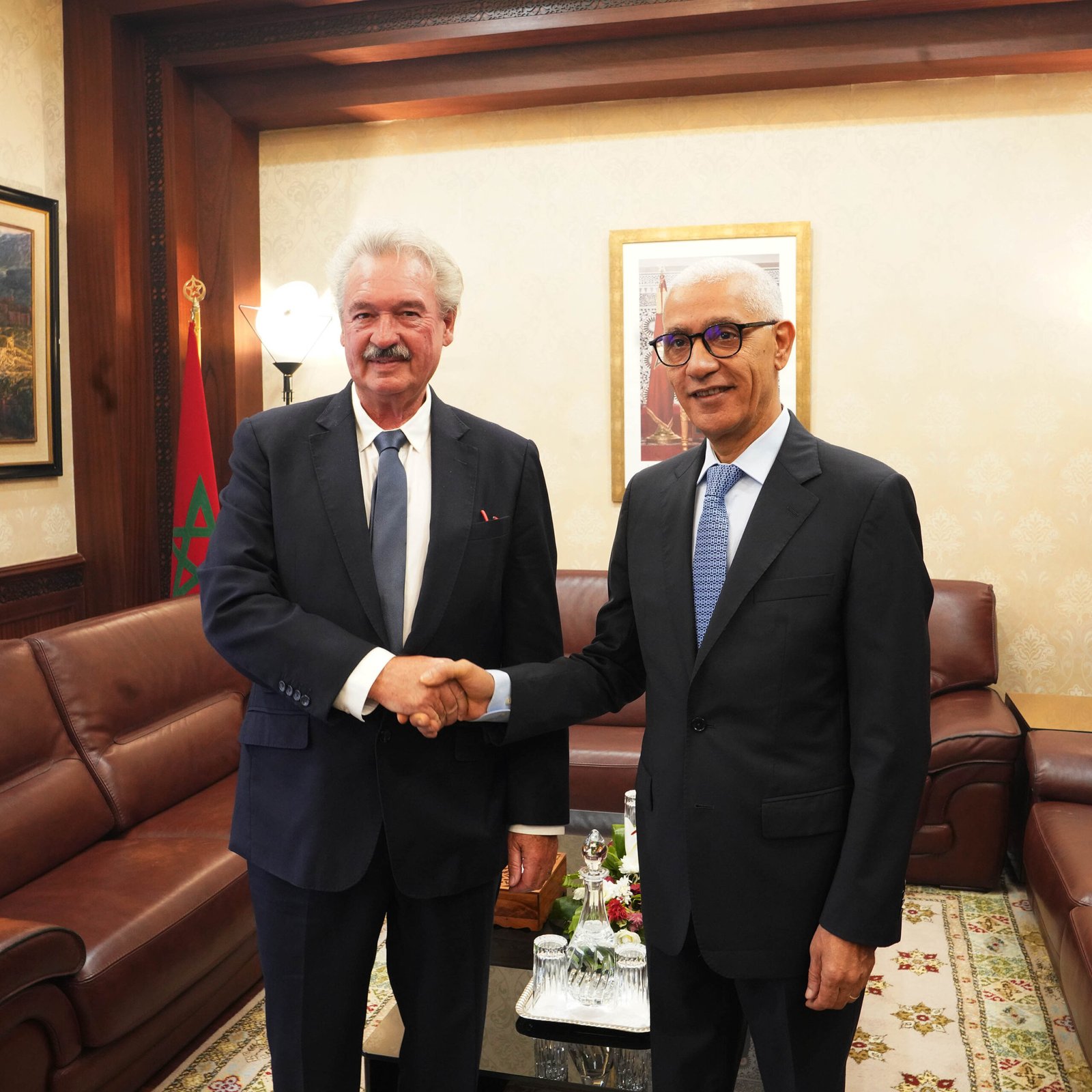 رئيس مجلس النواب يستقبل وزير خارجية لوكسمبورغ