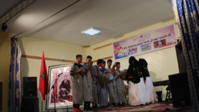 الجمعية المغربية للمواهب المكتب الإقليمي الرشيدية تنظم حفل افتتاح بدار الشباب أرفود