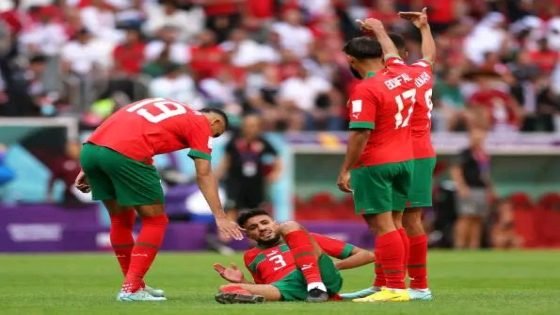 إصابة مزراوي لا تدعو للقلق وسيشارك في مباراة بلجيكا