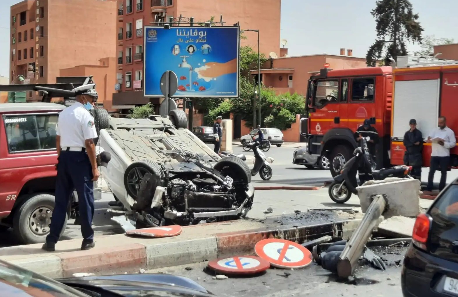 حصيلة حوادث السير بالمناطق الحضرية ‏خلال الأسبوع المنصرم
