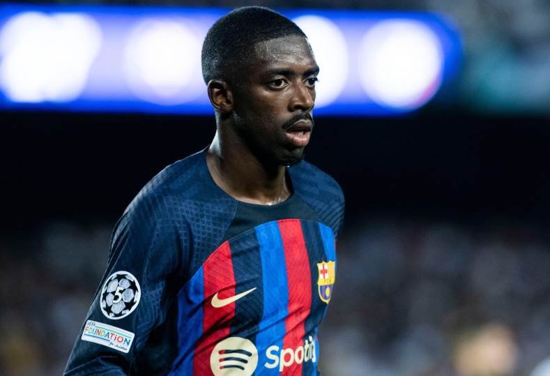 ديمبلي يربك حسابات نادي برشلونة لهذا السبب