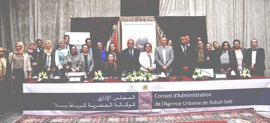 انعقاد فعاليات الدورة العشرين للمجلس الإداري للوكالة الحضرية للرباط وسلا