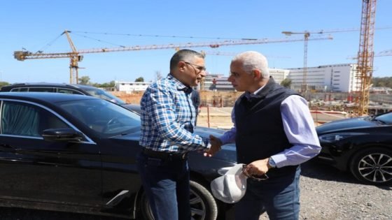 آيت الطالب واليعقوبي يتفقدان ورش بناء مستشفى “ابن سينا” الجديد بالرباط