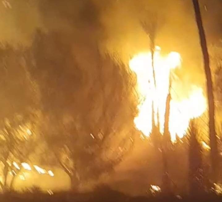 عاجل.. اندلاع حريق مهول بغابة تازناقت قرب مسكي إقليم الرشيدية