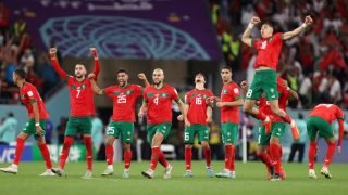 تتويج المنتخب المغربي بجائزة أفضل منتخب عربي لكرة القدم في سنة 2022