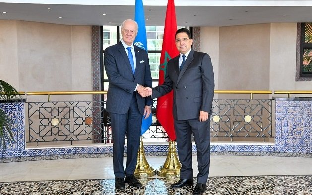 بوريطة يتباحث مع مبعوث الأمم المتحدة إلى الصحراء المغربية