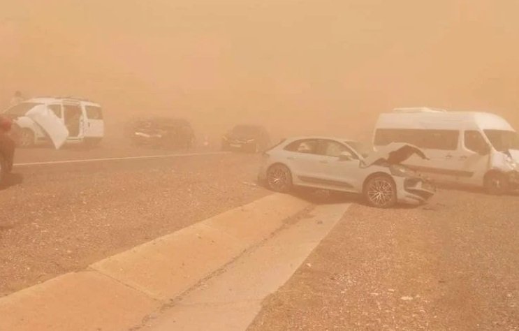 سوء الأحوال الجوية يتسبب في حادثة سير مميتة