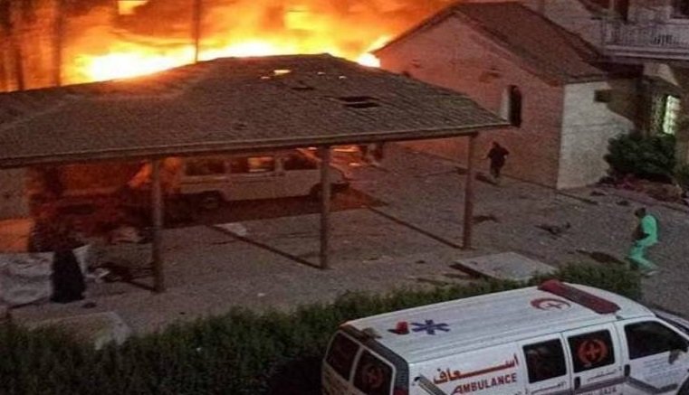 مقتل 500 شخص في قصف إسرائيلي على مستشفى في غزة