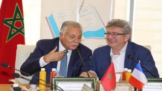 ميلنشون زعيم حزب ” فرنسا الأبية ” في ضيافة رفاق بنعبد الله