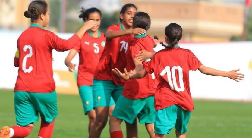 المنتخب المغربي المدرسي إناث يسحق نظيره بثمانية نظيفة