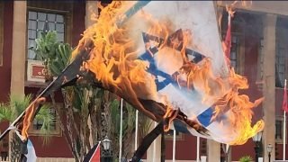 الرباط .. مسيرة حاشدة ضد العدوان الإسرائيلي على غزة