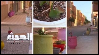 بالفيديو : رغم قلة الامكانيات ساكنة حي عين العاطي 2 تبدع في تزيين حيها