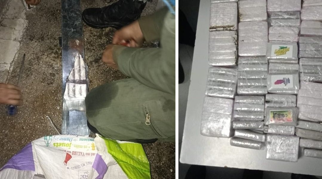 إحباط محاولة تهريب المخدرات بصندوق حديدي بمعبر سبتة